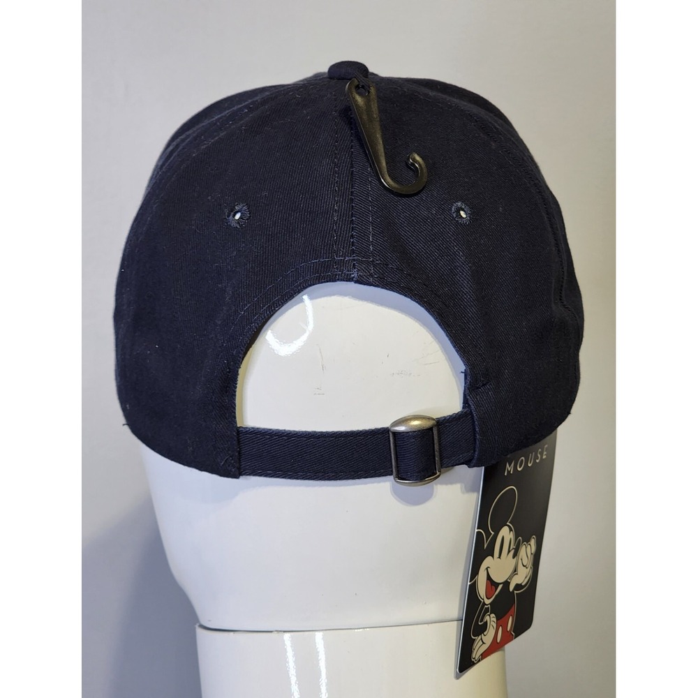 Disney Classic Mickey Mouse Happy‎ Stance Retro Blue Adjustable Baseball Hat Cap - Picture 5 of 10
